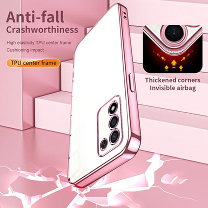 OPPO K10 Energy Phone Case with Transparent Plating and Fine Hole Design: Crystal Clear & Scratch-Resistant