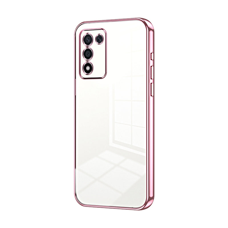 OPPO K10 Energy Phone Case with Transparent Plating and Fine Hole Design: Crystal Clear & Scratch-Resistant