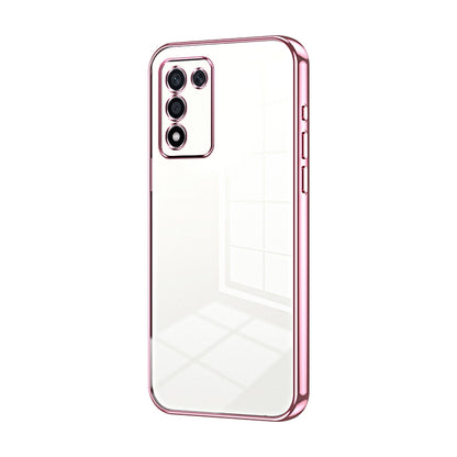 OPPO K10 Energy Phone Case with Transparent Plating and Fine Hole Design: Crystal Clear & Scratch-Resistant