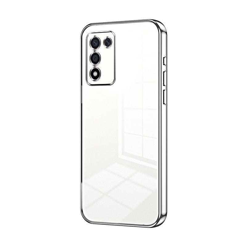 OPPO K10 Energy Phone Case with Transparent Plating and Fine Hole Design: Crystal Clear & Scratch-Resistant