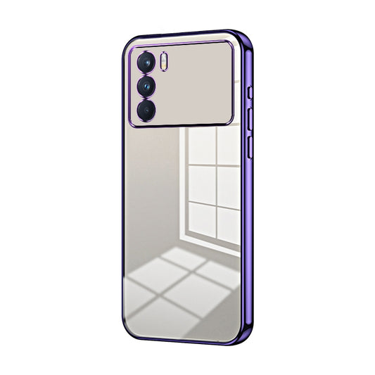 OPPO K9 Pro Phone Case with Transparent Plating and Fine Hole Design: Crystal Clear & Scratch-Resistant