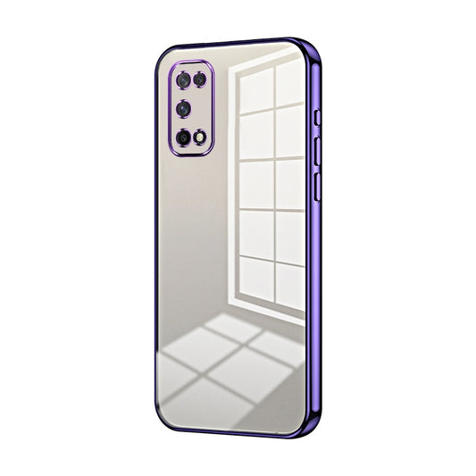 OPPO K7x Phone Case with Transparent Plating and Fine Hole Design: Crystal Clear & Scratch-Resistant