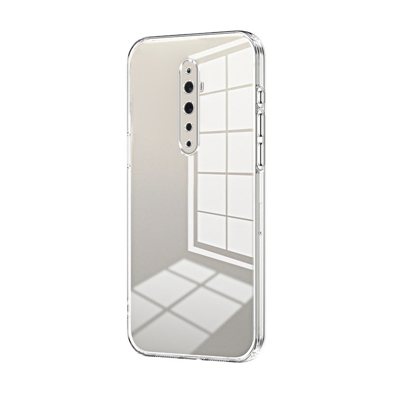 OPPO Reno2 Z Phone Case with Transparent Plating and Fine Hole Design: Crystal Clear & Scratch-Resistant