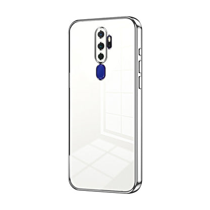 OPPO A9 2020 Phone Case with Transparent Plating and Fine Hole Design: Crystal Clear & Scratch-Resistant