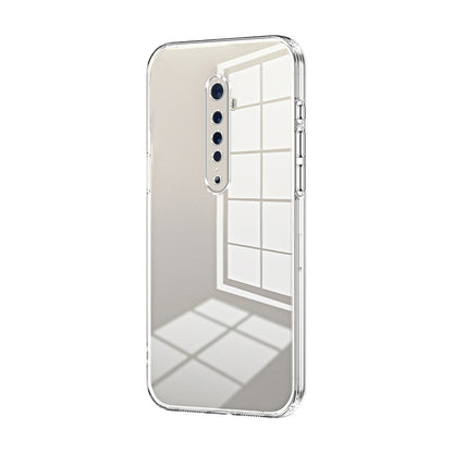 OPPO Reno2 Phone Case with Transparent Plating and Fine Hole Design: Crystal Clear & Scratch-Resistant