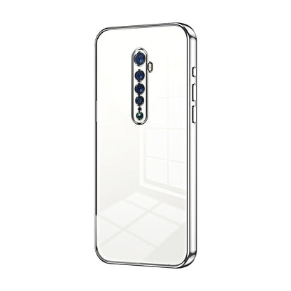 OPPO Reno2 Phone Case with Transparent Plating and Fine Hole Design: Crystal Clear & Scratch-Resistant