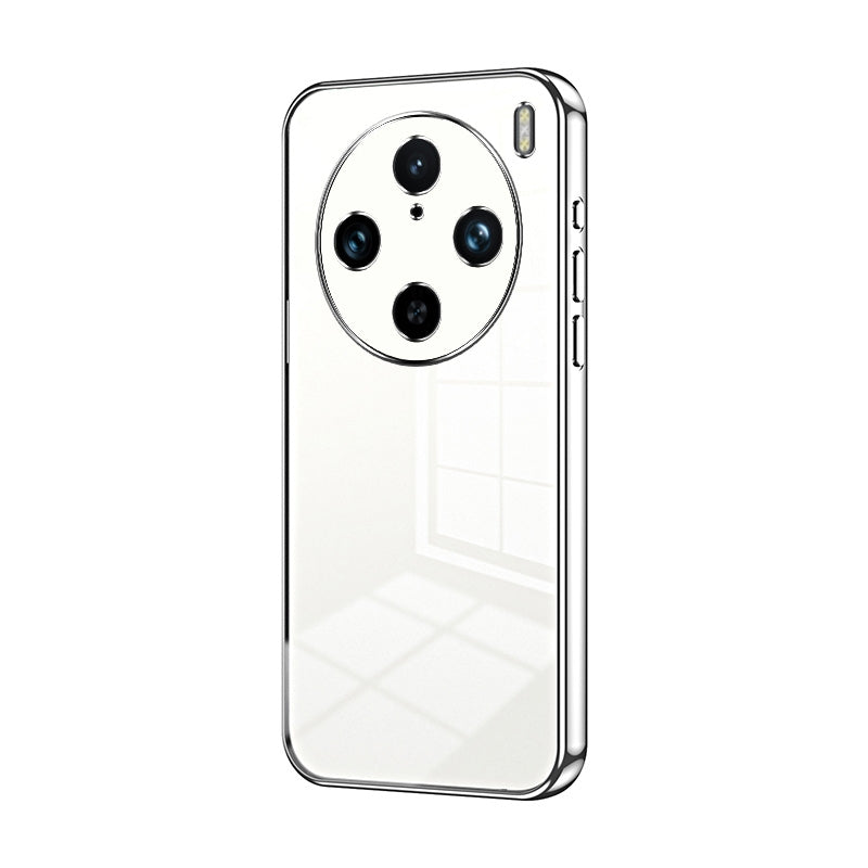 vivo X100 Pro Phone Case with Transparent Plating and Fine Hole Design: Crystal Clear & Scratch-Resistant