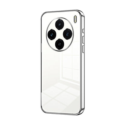 vivo X100 Phone Case with Transparent Plating and Fine Hole Design: Crystal Clear & Scratch-Resistant