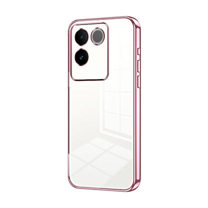 vivo S17e Phone Case with Transparent Plating and Fine Hole Design: Crystal Clear & Scratch-Resistant