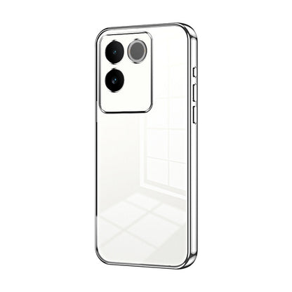 vivo iQOO Z7 Pro Phone Case with Transparent Plating and Fine Hole Design: Crystal Clear & Scratch-Resistant