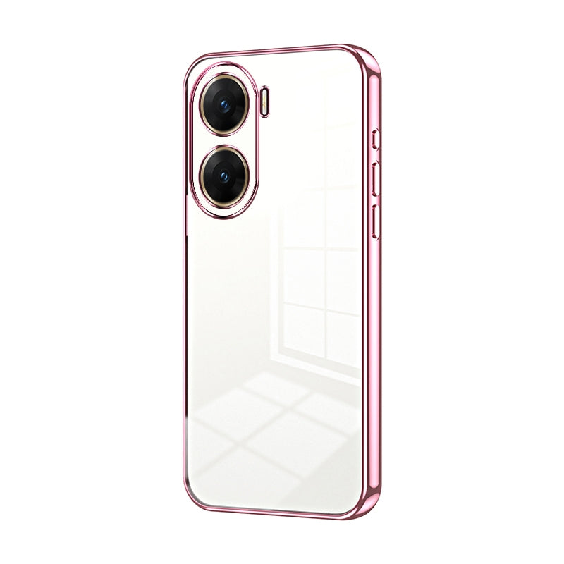 vivo V29e Phone Case with Transparent Plating and Fine Hole Design: Crystal Clear & Scratch-Resistant