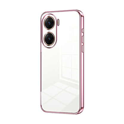 vivo V29e Phone Case with Transparent Plating and Fine Hole Design: Crystal Clear & Scratch-Resistant