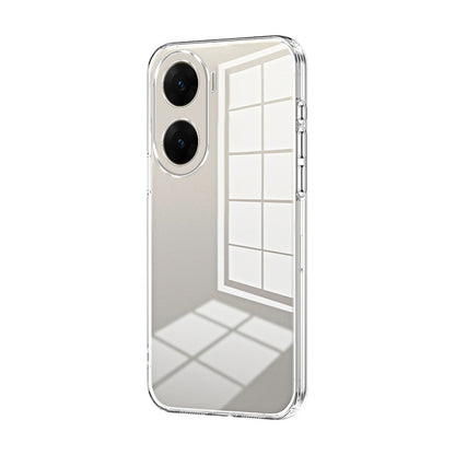 vivo V29e Phone Case with Transparent Plating and Fine Hole Design: Crystal Clear & Scratch-Resistant