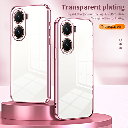 vivo V29e Phone Case with Transparent Plating and Fine Hole Design: Crystal Clear & Scratch-Resistant