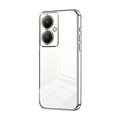 vivo Y27 4G Phone Case with Transparent Plating and Fine Hole Design: Crystal Clear & Scratch-Resistant