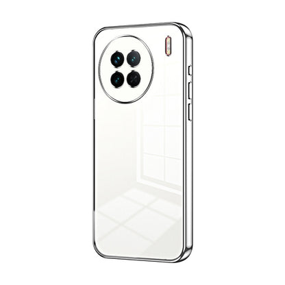 vivo X90 Phone Case with Transparent Plating and Fine Hole Design: Crystal Clear & Scratch-Resistant