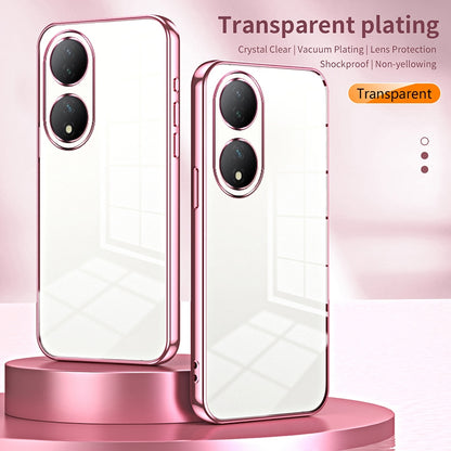 vivo Y100A Phone Case with Transparent Plating and Fine Hole Design: Crystal Clear & Scratch-Resistant