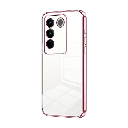 vivo S16 Pro Phone Case with Transparent Plating and Fine Hole Design: Crystal Clear & Scratch-Resistant