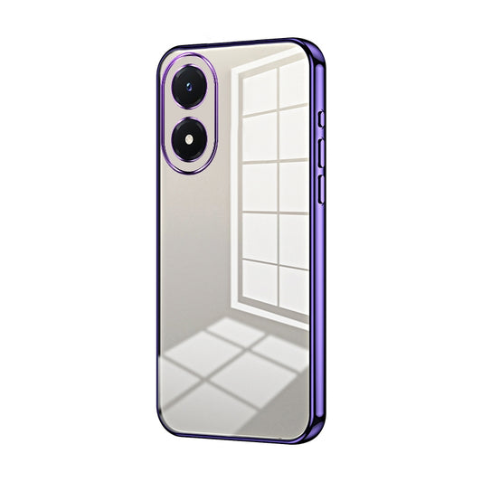 vivo Y02s Phone Case with Transparent Plating and Fine Hole Design: Crystal Clear & Scratch-Resistant