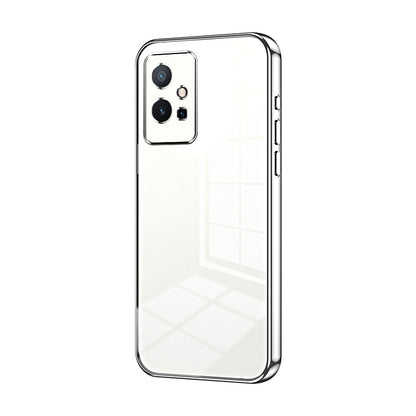 vivo Y75 5G Phone Case with Transparent Plating and Fine Hole Design: Crystal Clear & Scratch-Resistant