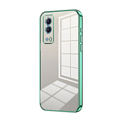 vivo Y53s 5G Phone Case with Transparent Plating and Fine Hole Design: Crystal Clear & Scratch-Resistant