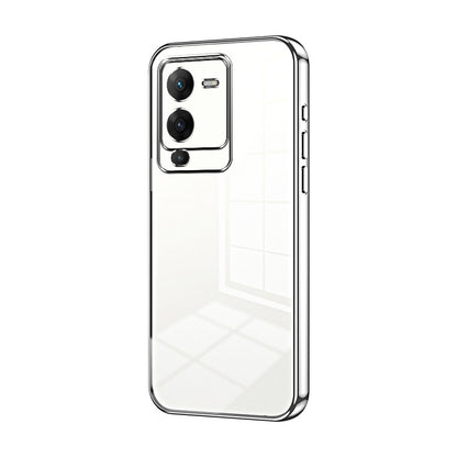 vivo S15 Phone Case with Transparent Plating and Fine Hole Design: Crystal Clear & Scratch-Resistant