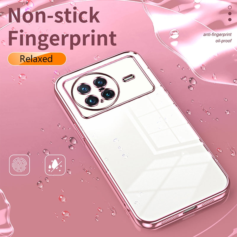 vivo X Note Phone Case with Transparent Plating and Fine Hole Design: Crystal Clear & Scratch-Resistant