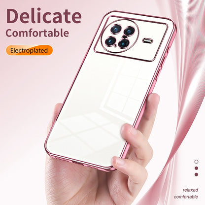 vivo X Note Phone Case with Transparent Plating and Fine Hole Design: Crystal Clear & Scratch-Resistant