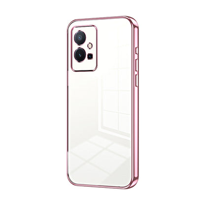 vivo T1 5G Phone Case with Transparent Plating and Fine Hole Design: Crystal Clear & Scratch-Resistant