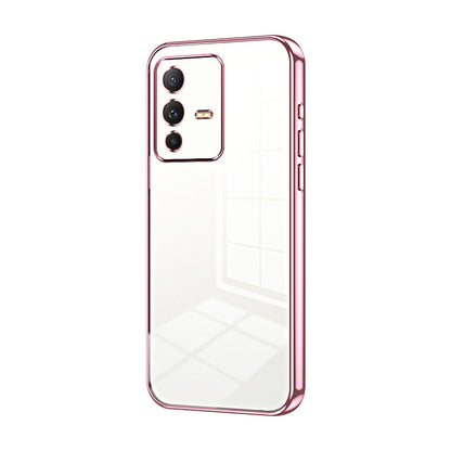 vivo S12 Phone Case with Transparent Plating and Fine Hole Design: Crystal Clear & Scratch-Resistant