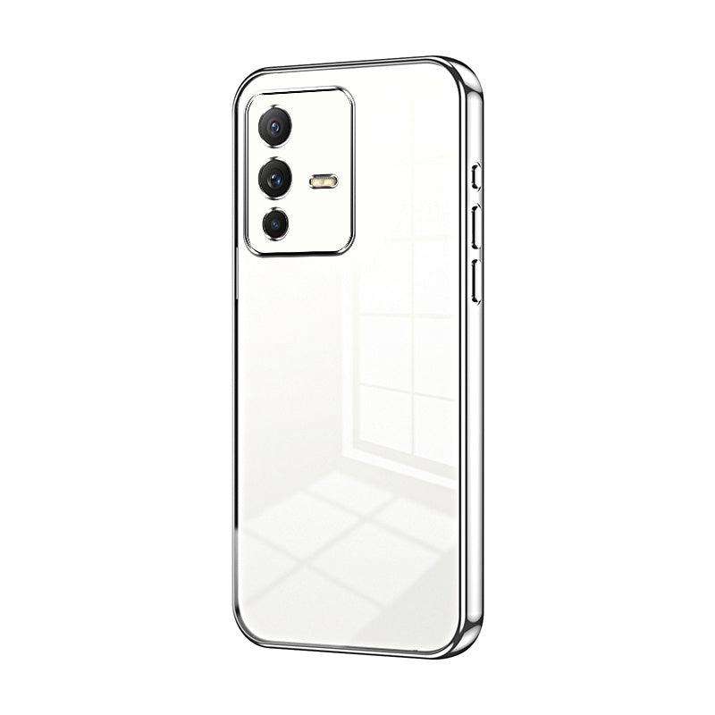 vivo S12 Phone Case with Transparent Plating and Fine Hole Design: Crystal Clear & Scratch-Resistant