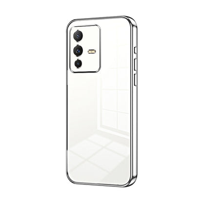 vivo S12 Phone Case with Transparent Plating and Fine Hole Design: Crystal Clear & Scratch-Resistant