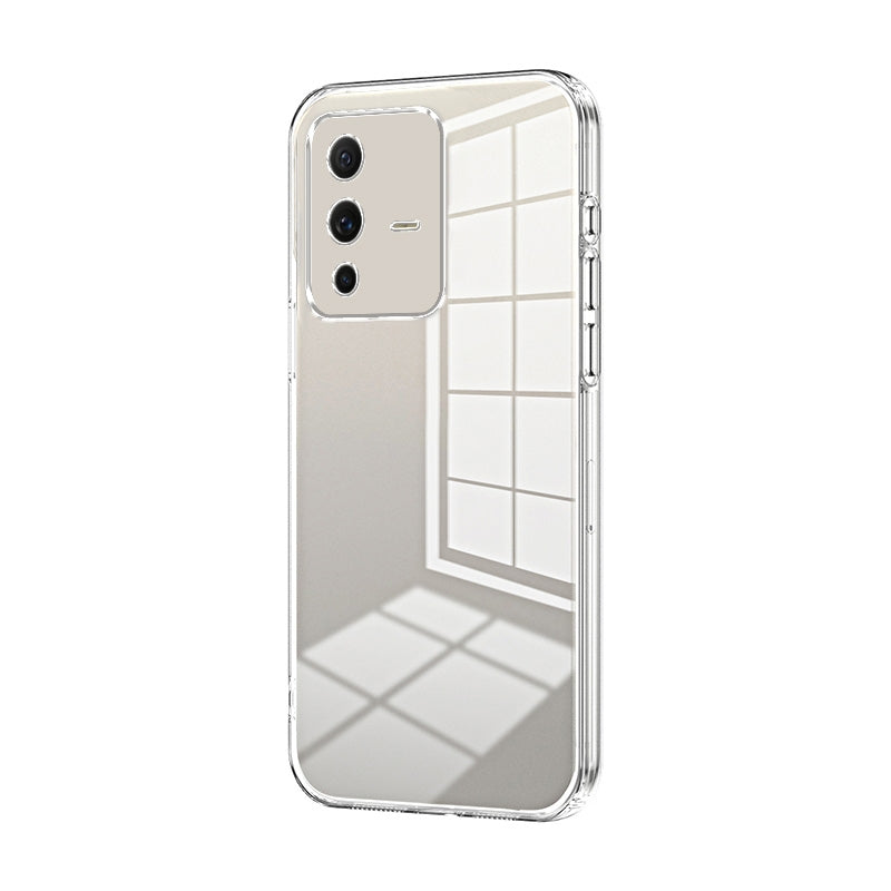 vivo S12 Pro Phone Case with Transparent Plating and Fine Hole Design: Crystal Clear & Scratch-Resistant