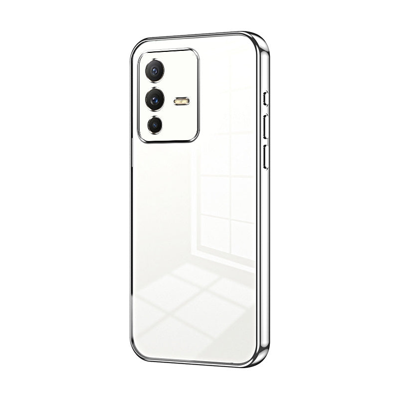 vivo S12 Pro Phone Case with Transparent Plating and Fine Hole Design: Crystal Clear & Scratch-Resistant