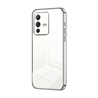 vivo S12 Pro Phone Case with Transparent Plating and Fine Hole Design: Crystal Clear & Scratch-Resistant