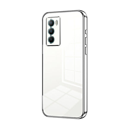 vivo T1 Phone Case with Transparent Plating and Fine Hole Design: Crystal Clear & Scratch-Resistant