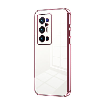 vivo X70 Pro+ Phone Case with Transparent Plating and Fine Hole Design: Crystal Clear & Scratch-Resistant