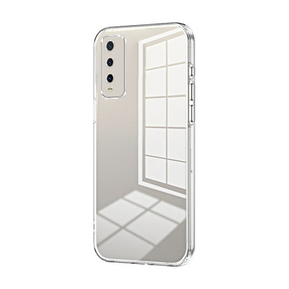 vivo Y20s Phone Case with Transparent Plating and Fine Hole Design: Crystal Clear & Scratch-Resistant