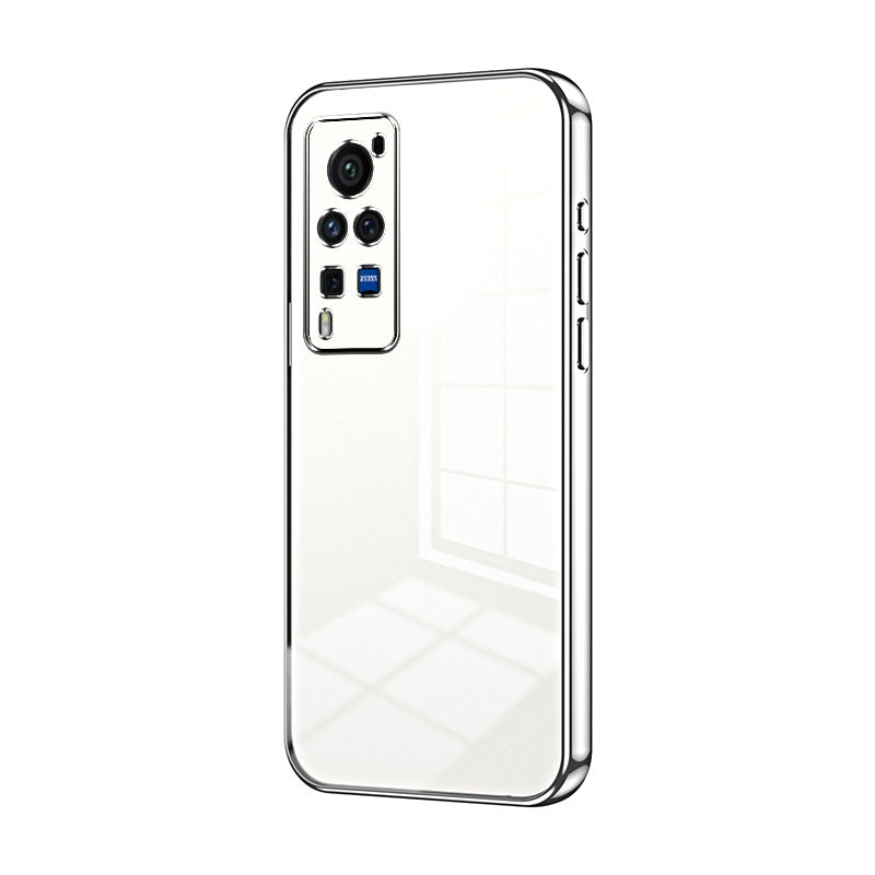 vivo X60 Pro Phone Case with Transparent Plating and Fine Hole Design: Crystal Clear & Scratch-Resistant