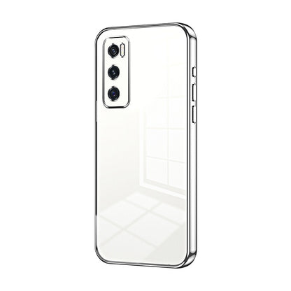 vivo V20 SE Phone Case with Transparent Plating and Fine Hole Design: Crystal Clear & Scratch-Resistant