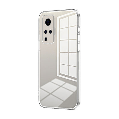 vivo X50 Pro Phone Case with Transparent Plating and Fine Hole Design: Crystal Clear & Scratch-Resistant