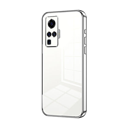 vivo X50 Pro Phone Case with Transparent Plating and Fine Hole Design: Crystal Clear & Scratch-Resistant