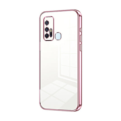 vivo Z6 5G Phone Case with Transparent Plating and Fine Hole Design: Crystal Clear & Scratch-Resistant