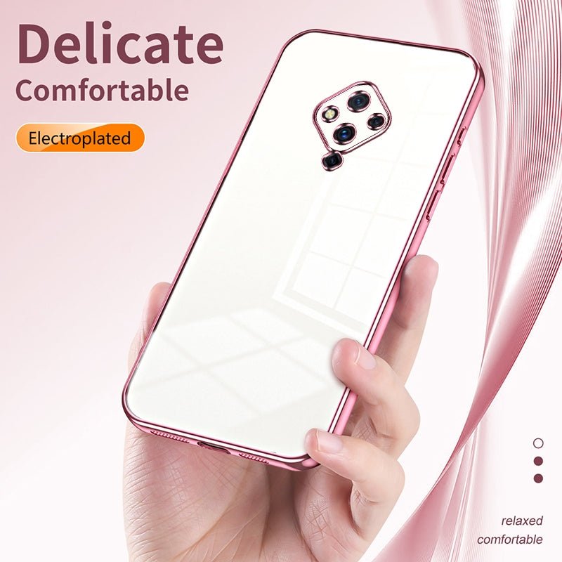 vivo S5 Phone Case with Transparent Plating and Fine Hole Design: Crystal Clear & Scratch-Resistant