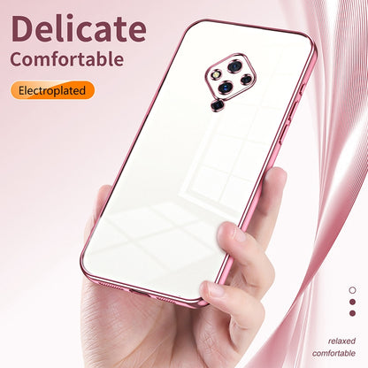 vivo S5 Phone Case with Transparent Plating and Fine Hole Design: Crystal Clear & Scratch-Resistant