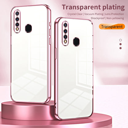 vivo U3 Phone Case with Transparent Plating and Fine Hole Design: Crystal Clear & Scratch-Resistant