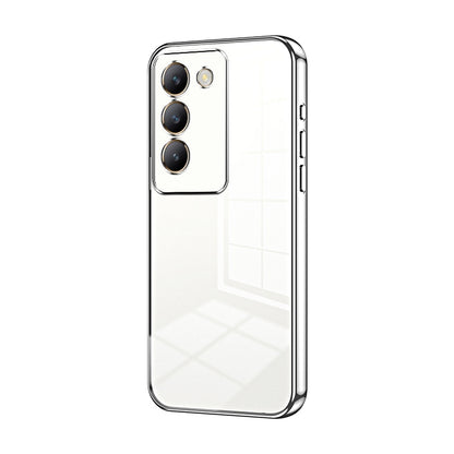 vivo V30 SE Phone Case with Transparent Plating and Fine Hole Design: Crystal Clear & Scratch-Resistant