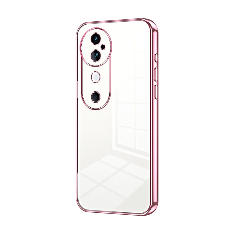 vivo S19 Phone Case with Transparent Plating and Fine Hole Design: Crystal Clear & Scratch-Resistant