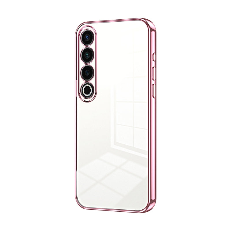 Meizu 20 Pro Phone Case with Transparent Plating and Fine Hole Design: Crystal Clear & Scratch-Resistant