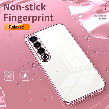 Meizu 20 Pro Phone Case with Transparent Plating and Fine Hole Design: Crystal Clear & Scratch-Resistant